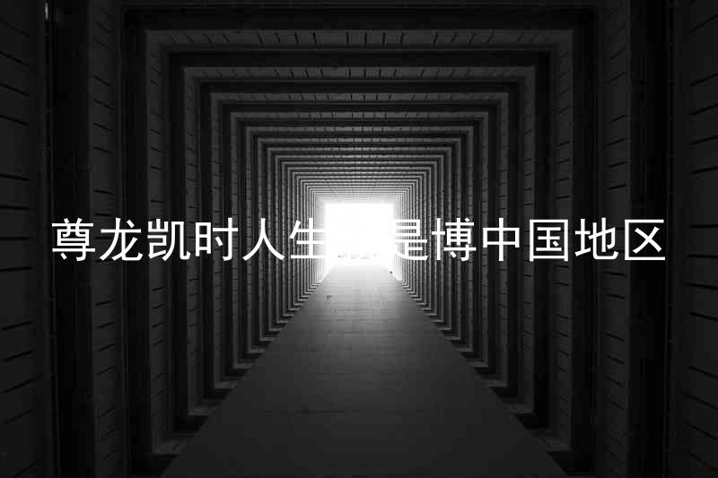 尊龙凯时人生就是博中国地区